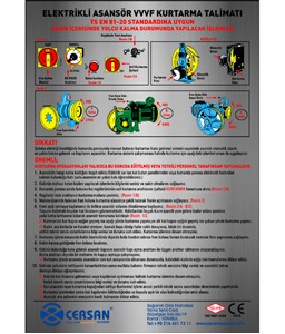 elektrikli asansör vvvf kurtarma talimatı, elektrikli asansör vvvf kurtarma talimatı