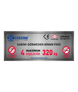 asansör kişilik etiketi, asansör kişilik etiketi