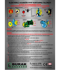 elektrikli asansör vvvf kurtarma talimatı, elektrikli asansör vvvf kurtarma talimatı