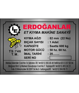 makine etiketi, makine etiketi